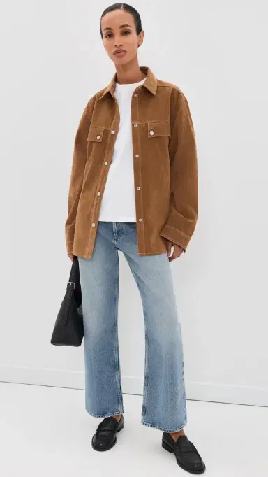 GOOD AMERICAN The Better Than Suede Overshirt | Thumbnail 5 GOOD AMERICAN The Better Than Suede Overshirt | Thumbnail 5