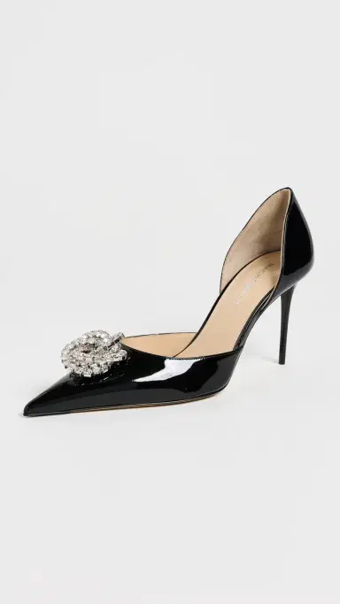 Mach & Mach Galaxy Patent Leather D'orsay Pumps | Thumbnail 2 Mach & Mach Galaxy Patent Leather D'orsay Pumps | Thumbnail 2