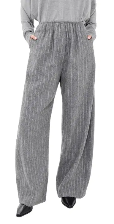 The Latest E-Dora Misto Lana Gessato Pants | Thumbnail 1 The Latest E-Dora Misto Lana Gessato Pants | Thumbnail 1