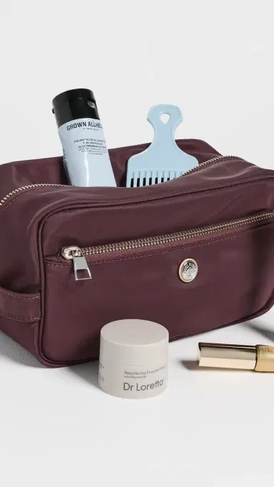 Tory Burch Twist Large Cosmetic Case | Thumbnail 4 Tory Burch Twist Large Cosmetic Case | Thumbnail 4