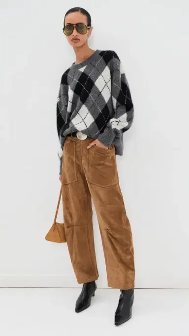 Nili Lotan Shon Calfskin Suede Pants | Thumbnail 5 Nili Lotan Shon Calfskin Suede Pants | Thumbnail 5