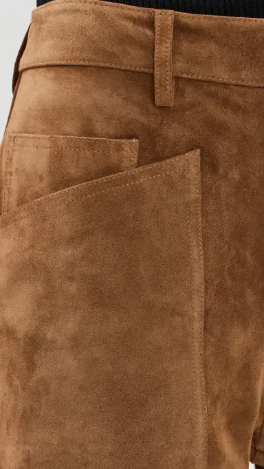 Nili Lotan Shon Calfskin Suede Pants | Thumbnail 6 Nili Lotan Shon Calfskin Suede Pants | Thumbnail 6