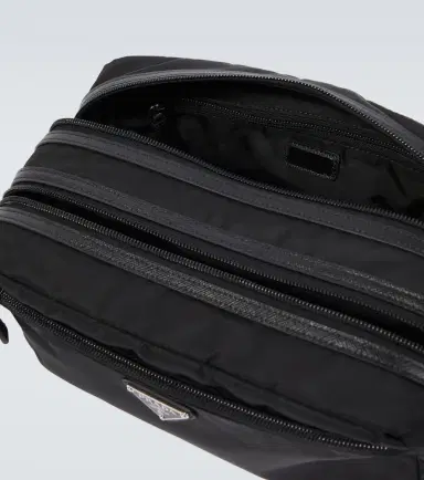 Prada Re-Nylon leather-trimmed travel bag | Thumbnail 3 Prada Re-Nylon leather-trimmed travel bag | Thumbnail 3
