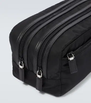 Prada Re-Nylon leather-trimmed travel bag | Thumbnail 4 Prada Re-Nylon leather-trimmed travel bag | Thumbnail 4