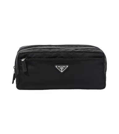 Prada Re-Nylon leather-trimmed travel bag | Thumbnail 1 Prada Re-Nylon leather-trimmed travel bag | Thumbnail 1