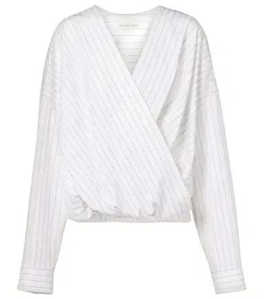 Dries Van Noten Striped cotton top | Thumbnail 1 Dries Van Noten Striped cotton top | Thumbnail 1