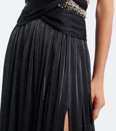 Costarellos Branka embellished georgette gown | Thumbnail 3 Costarellos Branka embellished georgette gown | Thumbnail 3