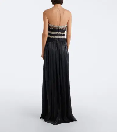 Costarellos Branka embellished georgette gown | Thumbnail 5 Costarellos Branka embellished georgette gown | Thumbnail 5