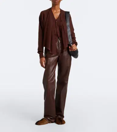 Lemaire Leather straight pants | Thumbnail 3 Lemaire Leather straight pants | Thumbnail 3