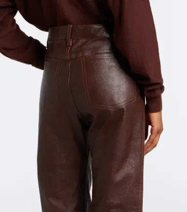 Lemaire Leather straight pants | Thumbnail 4 Lemaire Leather straight pants | Thumbnail 4