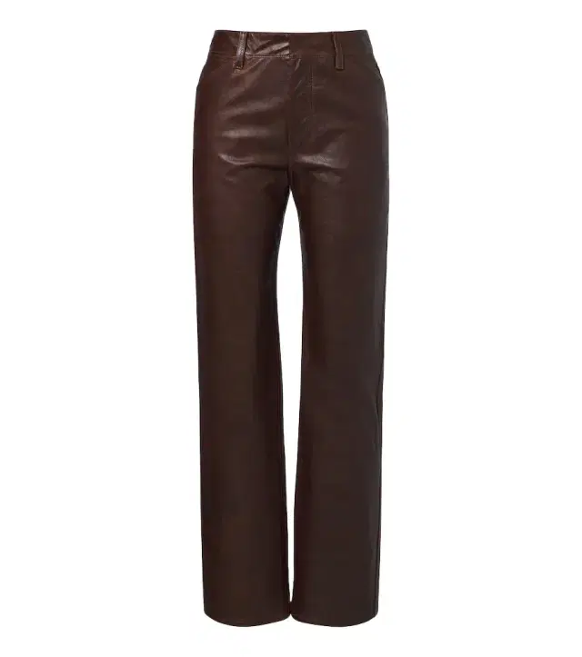 Leather straight pants Leather straight pants