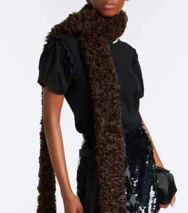 Simone Rocha Teddy scarf | Thumbnail 4 Simone Rocha Teddy scarf | Thumbnail 4