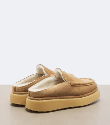 Tod's Gommino suede platform mules | Thumbnail 4 Tod's Gommino suede platform mules | Thumbnail 4
