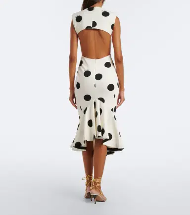 Jacquemus Palmier polka-dot jersey midi dress | Thumbnail 2 Jacquemus Palmier polka-dot jersey midi dress | Thumbnail 2