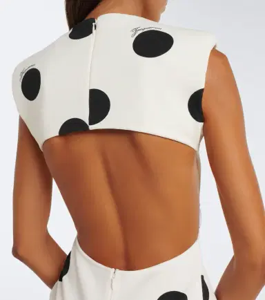 Jacquemus Palmier polka-dot jersey midi dress | Thumbnail 3 Jacquemus Palmier polka-dot jersey midi dress | Thumbnail 3