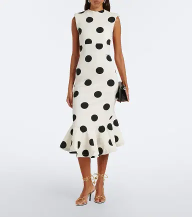 Jacquemus Palmier polka-dot jersey midi dress | Thumbnail 4 Jacquemus Palmier polka-dot jersey midi dress | Thumbnail 4