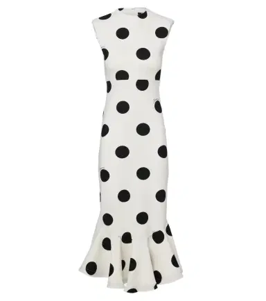 Jacquemus Palmier polka-dot jersey midi dress | Thumbnail 1 Jacquemus Palmier polka-dot jersey midi dress | Thumbnail 1