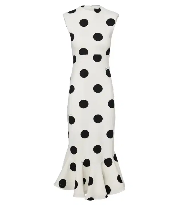 Palmier polka-dot jersey midi dress Palmier polka-dot jersey midi dress