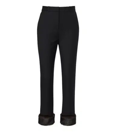 Loulou de Saison Haden cropped virgin wool slim pants | Thumbnail 1 Loulou de Saison Haden cropped virgin wool slim pants | Thumbnail 1