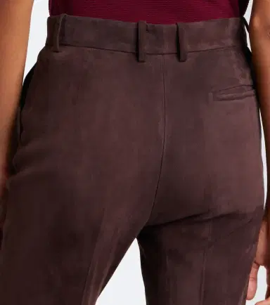 Joseph Tafira suede flared pants | Thumbnail 4 Joseph Tafira suede flared pants | Thumbnail 4