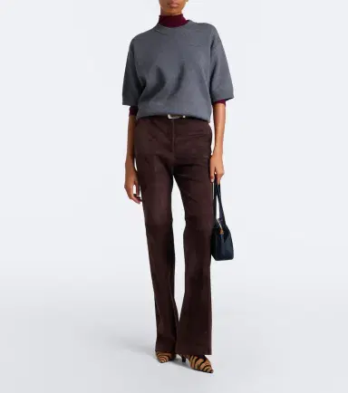 Joseph Tafira suede flared pants | Thumbnail 6 Joseph Tafira suede flared pants | Thumbnail 6