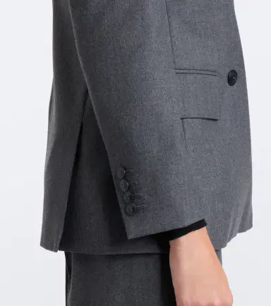 Max Mara Double-breasted wool-blend blazer | Thumbnail 3 Max Mara Double-breasted wool-blend blazer | Thumbnail 3