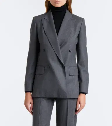 Max Mara Double-breasted wool-blend blazer | Thumbnail 4 Max Mara Double-breasted wool-blend blazer | Thumbnail 4