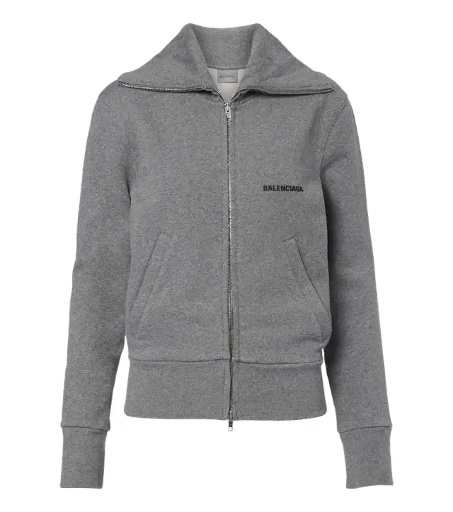 Logo cotton zip-up sweatshirt Logo cotton zip-up sweatshirt