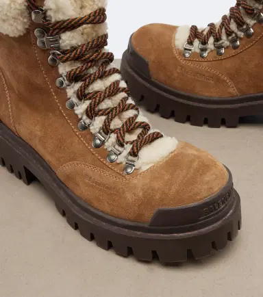 Balenciaga Combat Strike suede lace-up boots | Thumbnail 4 Balenciaga Combat Strike suede lace-up boots | Thumbnail 4