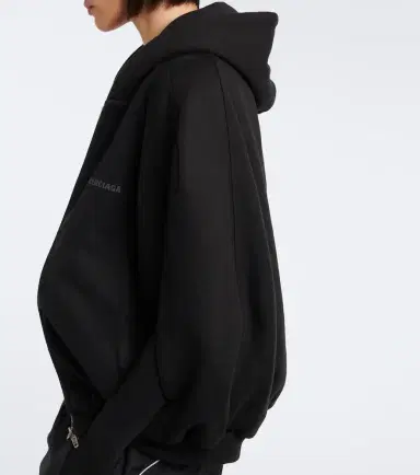 Balenciaga Cotton zip-up hoodie | Thumbnail 7 Balenciaga Cotton zip-up hoodie | Thumbnail 7