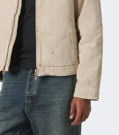 Balenciaga Corduroy-trimmed canvas blouson jacket | Thumbnail 2 Balenciaga Corduroy-trimmed canvas blouson jacket | Thumbnail 2