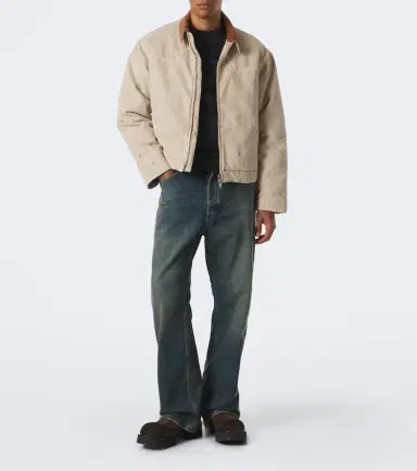 Balenciaga Corduroy-trimmed canvas blouson jacket | Thumbnail 4 Balenciaga Corduroy-trimmed canvas blouson jacket | Thumbnail 4