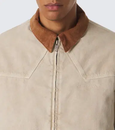 Balenciaga Corduroy-trimmed canvas blouson jacket | Thumbnail 5 Balenciaga Corduroy-trimmed canvas blouson jacket | Thumbnail 5