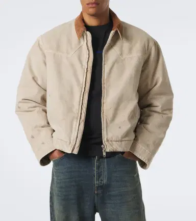 Balenciaga Corduroy-trimmed canvas blouson jacket | Thumbnail 6 Balenciaga Corduroy-trimmed canvas blouson jacket | Thumbnail 6