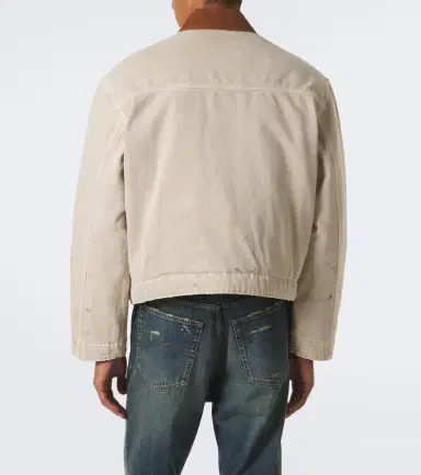Balenciaga Corduroy-trimmed canvas blouson jacket | Thumbnail 7 Balenciaga Corduroy-trimmed canvas blouson jacket | Thumbnail 7