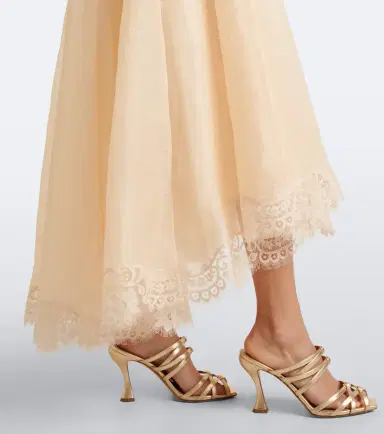 Zimmermann Ascent Flutter linen and silk cocktail dress | Thumbnail 2 Zimmermann Ascent Flutter linen and silk cocktail dress | Thumbnail 2