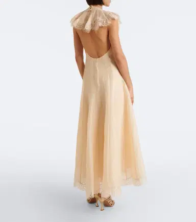 Zimmermann Ascent Flutter linen and silk cocktail dress | Thumbnail 3 Zimmermann Ascent Flutter linen and silk cocktail dress | Thumbnail 3