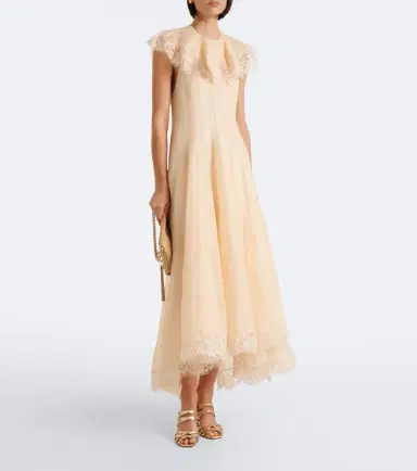 Zimmermann Ascent Flutter linen and silk cocktail dress | Thumbnail 4 Zimmermann Ascent Flutter linen and silk cocktail dress | Thumbnail 4