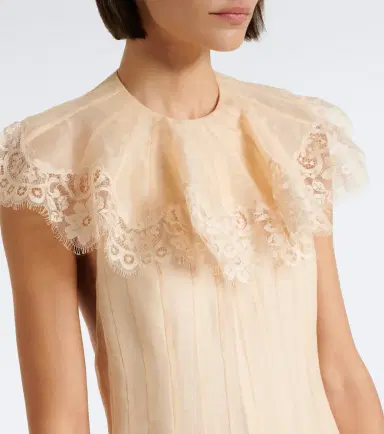 Zimmermann Ascent Flutter linen and silk cocktail dress | Thumbnail 5 Zimmermann Ascent Flutter linen and silk cocktail dress | Thumbnail 5
