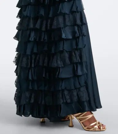 Zimmermann Valiant ruffled silk satin and chiffon gown | Thumbnail 3 Zimmermann Valiant ruffled silk satin and chiffon gown | Thumbnail 3