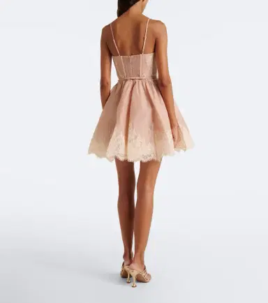 Zimmermann Valiant linen and silk corset dress | Thumbnail 2 Zimmermann Valiant linen and silk corset dress | Thumbnail 2