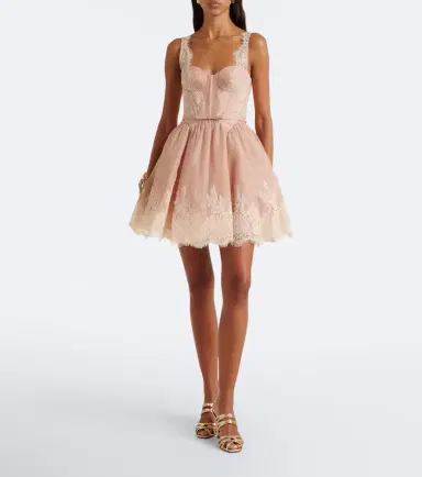 Zimmermann Valiant linen and silk corset dress | Thumbnail 3 Zimmermann Valiant linen and silk corset dress | Thumbnail 3