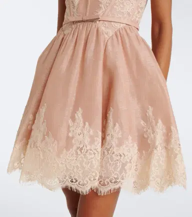 Zimmermann Valiant linen and silk corset dress | Thumbnail 5 Zimmermann Valiant linen and silk corset dress | Thumbnail 5