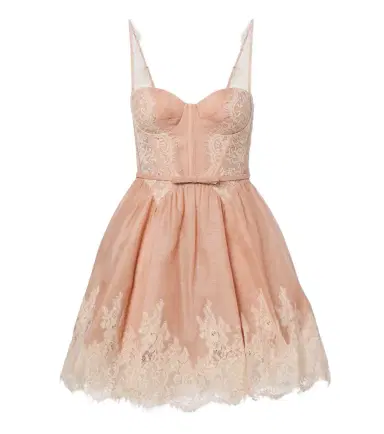 Zimmermann Valiant linen and silk corset dress | Thumbnail 1 Zimmermann Valiant linen and silk corset dress | Thumbnail 1