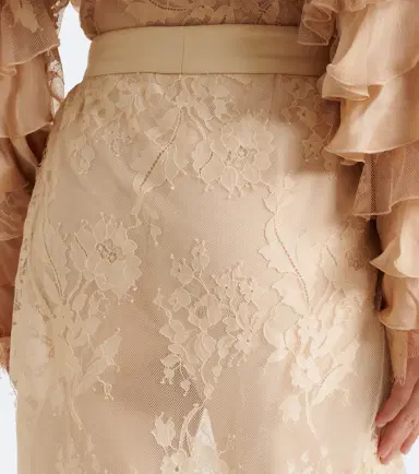 Zimmermann Valiant lace-trimmed wool wide-leg pants | Thumbnail 5 Zimmermann Valiant lace-trimmed wool wide-leg pants | Thumbnail 5
