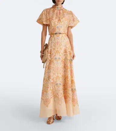 Zimmermann Valiant printed linen and silk top | Thumbnail 4 Zimmermann Valiant printed linen and silk top | Thumbnail 4
