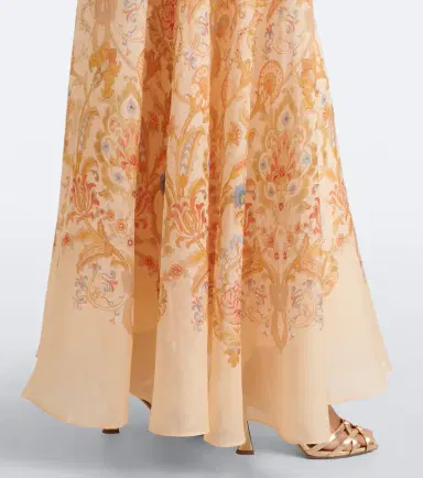 Zimmermann Valiant printed linen and silk maxi skirt | Thumbnail 2 Zimmermann Valiant printed linen and silk maxi skirt | Thumbnail 2