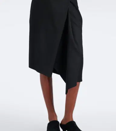 Loewe Belted draped wool midi skirt | Thumbnail 2 Loewe Belted draped wool midi skirt | Thumbnail 2