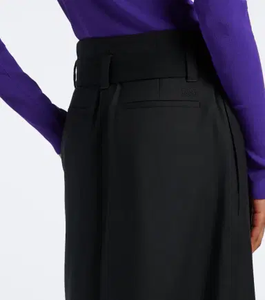 Loewe Belted draped wool midi skirt | Thumbnail 4 Loewe Belted draped wool midi skirt | Thumbnail 4