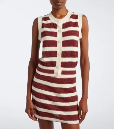 Eres Divergent striped cotton-blend top | Thumbnail 5 Eres Divergent striped cotton-blend top | Thumbnail 5
